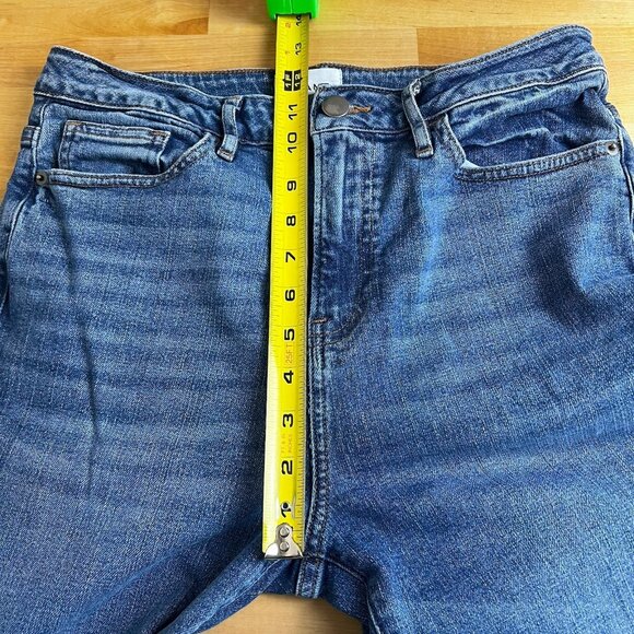 Frame Denim Size 29 Blue Bixby Le Crop Mini Bootcut High Waisted Jeans - Picture 10 of 11